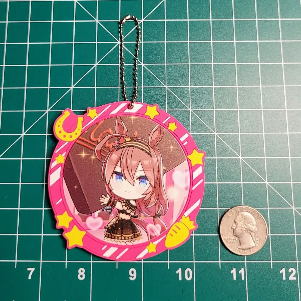 Mihono Bourbon - Uma Musume Keychain & Carabiner 3pc Set